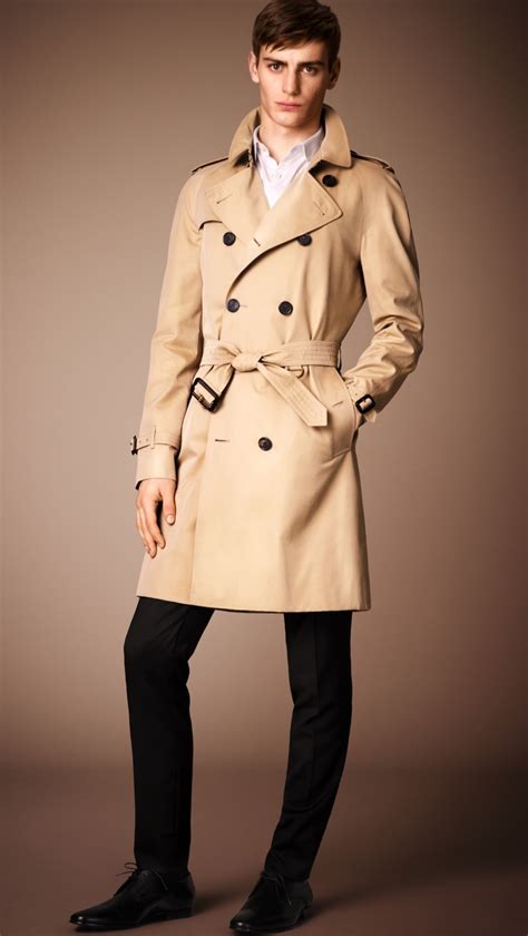 burberry long trench coat mens|burberry vintage men's trench coat.